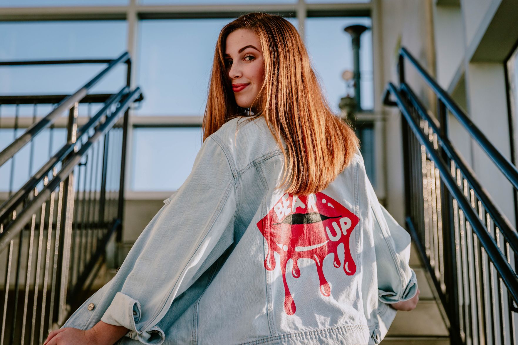 sorority jean jacket