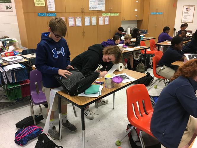Ascension Fund grant provides tables for Dutchtown Middle sixthgrade
