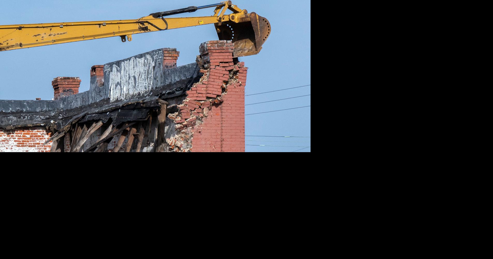 Photos: Old Coburns building demolition after partial collapse
