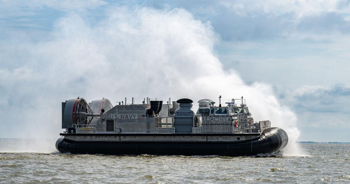 The hovercraft of the future is being built in New Orleans East by Textron Systems