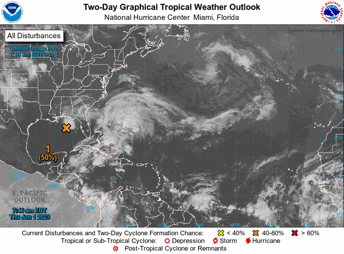 Disturbance in Gulf of Mexico more likely to become storm | Hurricane ...