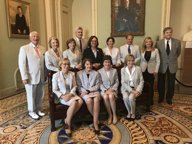 Louisiana senators mark National Seersucker Day at the U.S. Capitol