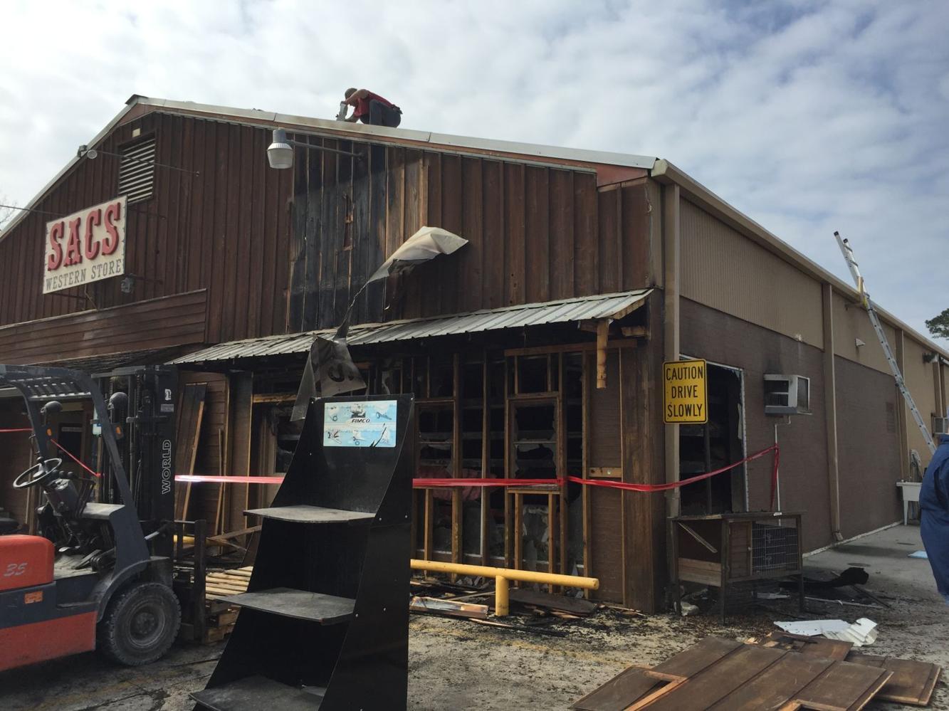 Owner of Sacs Western Store in Gonzales says it will be back after fire