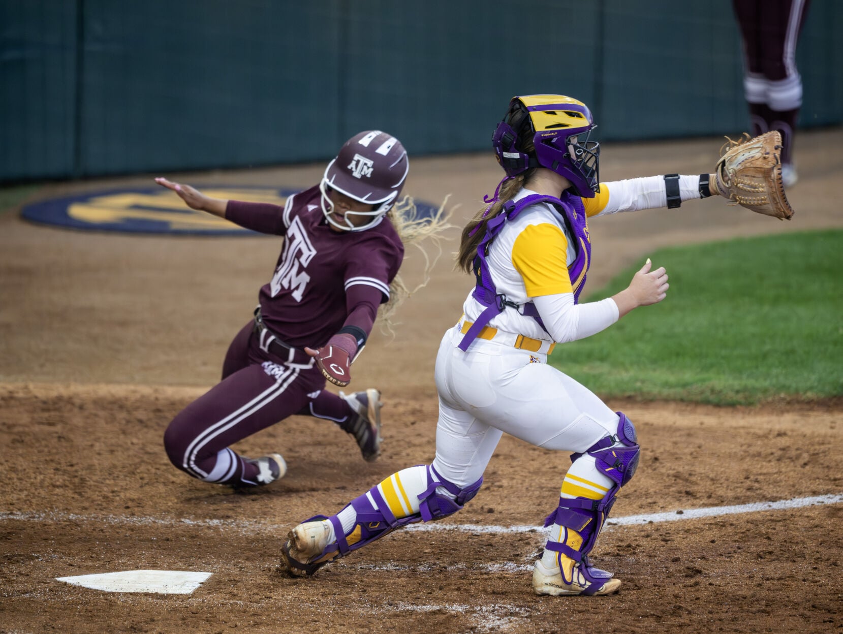 Photos: Texas A&M slugs their way past LSU in SEC softball matchup ...