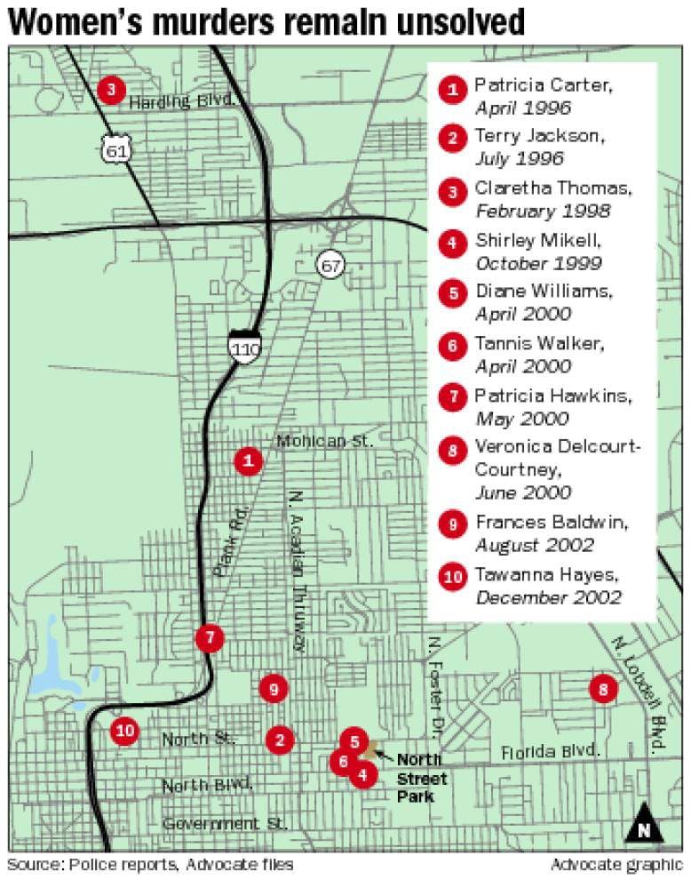 Baton Rouge Crime Map 9852