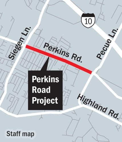 Perkins Road to get sidewalks, four lanes, covered drainage | News ...