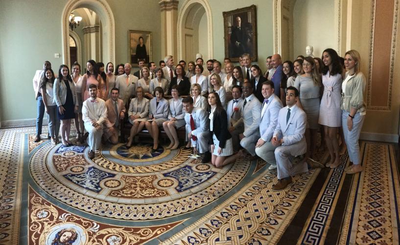 Louisiana senators mark National Seersucker Day at the U.S. Capitol