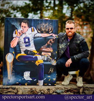 Meet the Philadelphia artist behind the Joe Burrow artwork sensation