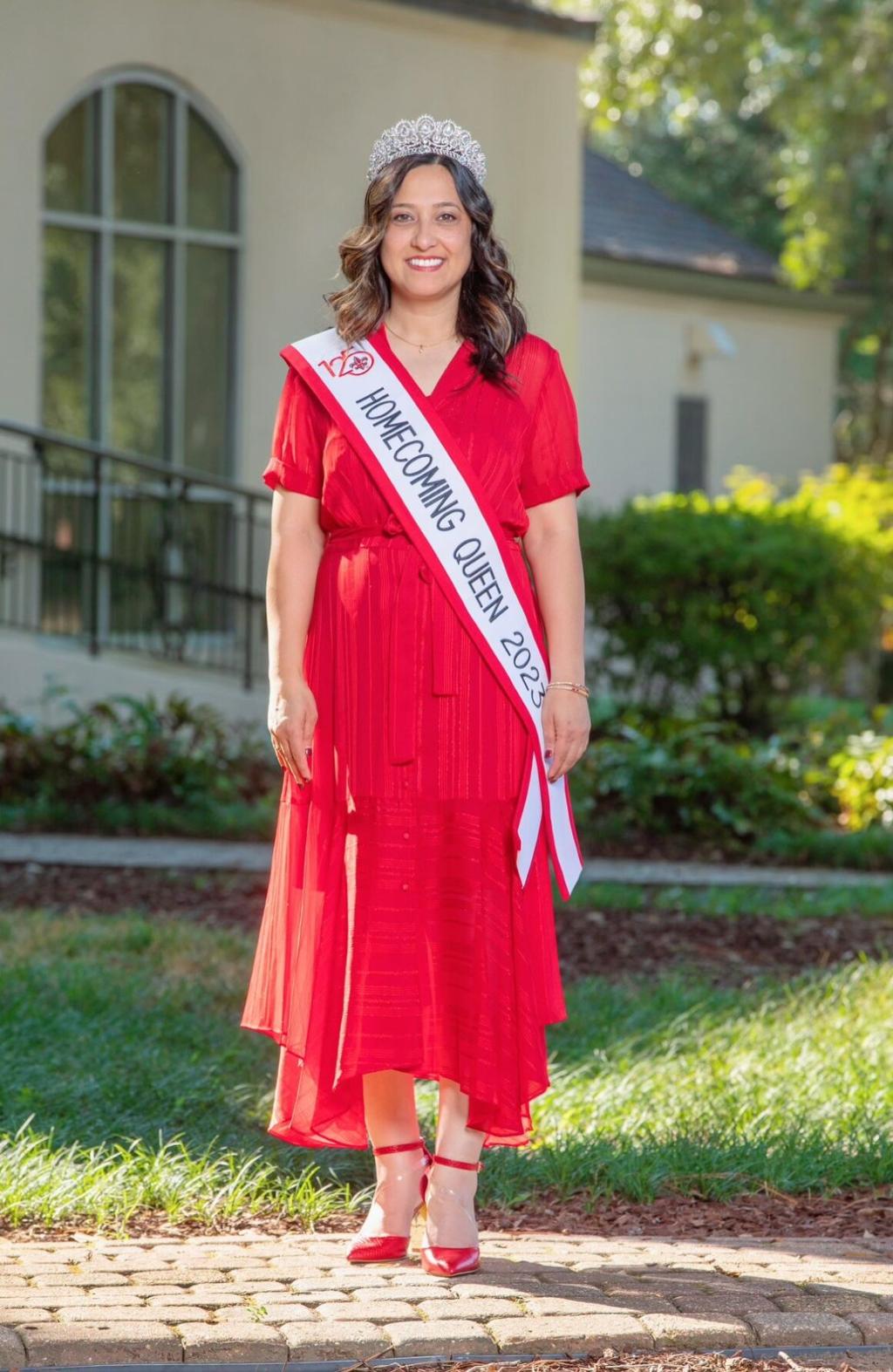 The 2023 UL Homecoming Queen is a full-time mom and graduate student from  Pakistan., Entertainment/Life
