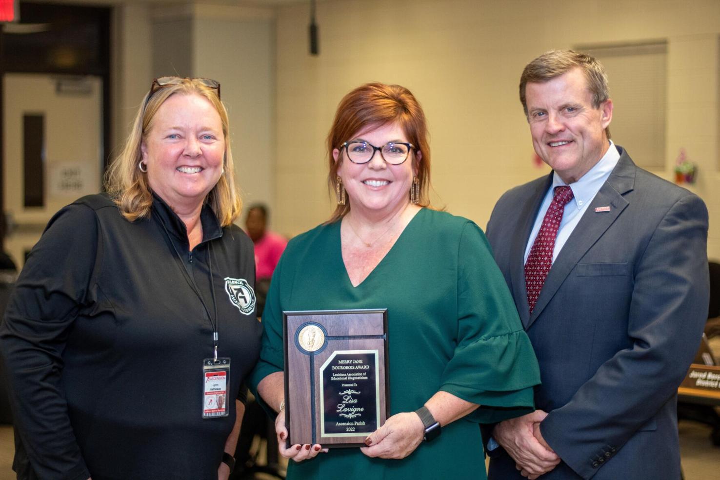Ascension #39 s Lisa Lavigne named Louisiana Educational Diagnostician of