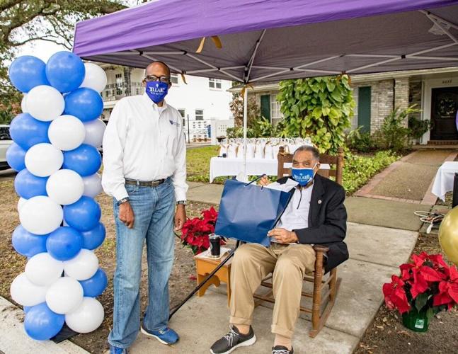Dillard's Dr. Kimbrough poses with Dr. Sutton