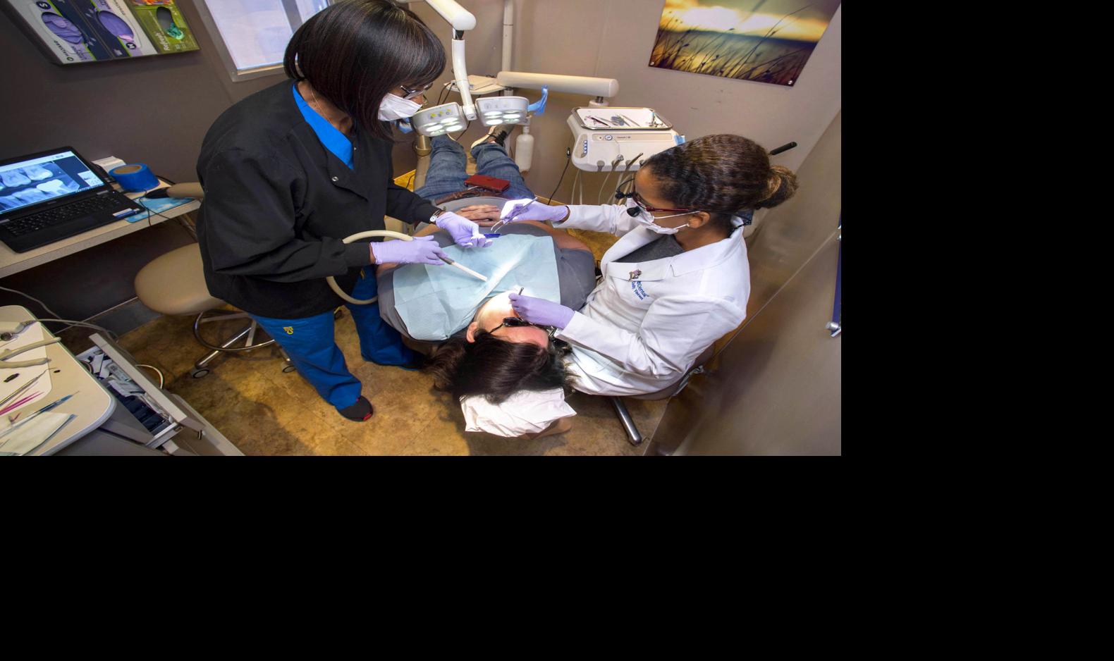 Dentists' offices limited to only essential procedures prevent