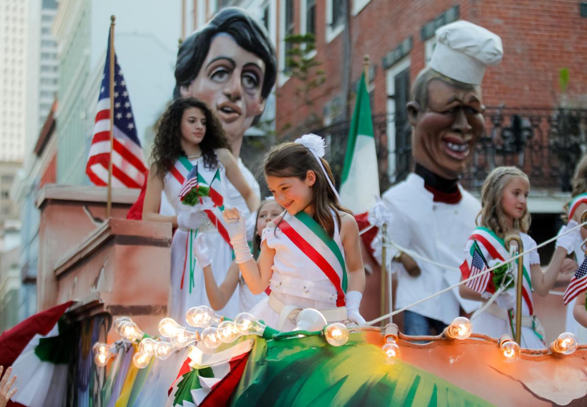 Photos Italian American Marching Club takes to French Quarter with St