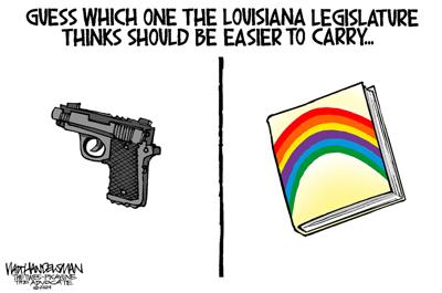 Walt Handelsman: Louisiana Legislature misfires