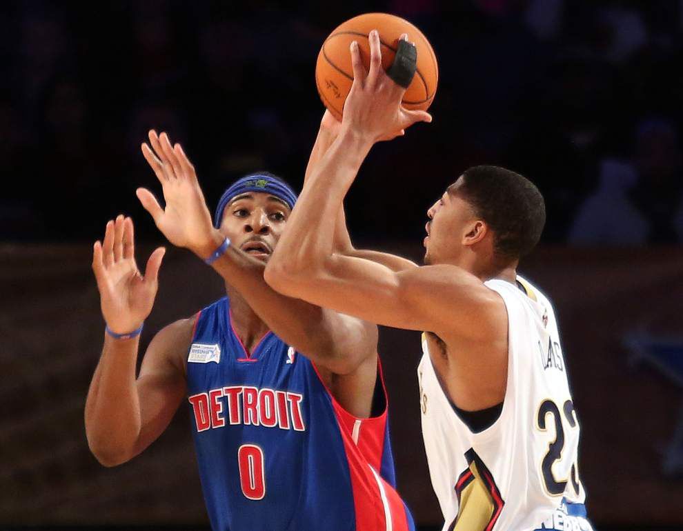 Video: Davis tried to pace himself in Rising Stars game _lowres