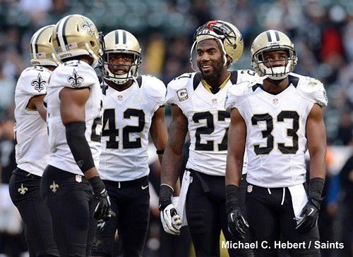 New Orleans Saints - Jimmy Graham - focused! More photos from the game:   (Michael C. Hebert / New Orleans Saints)