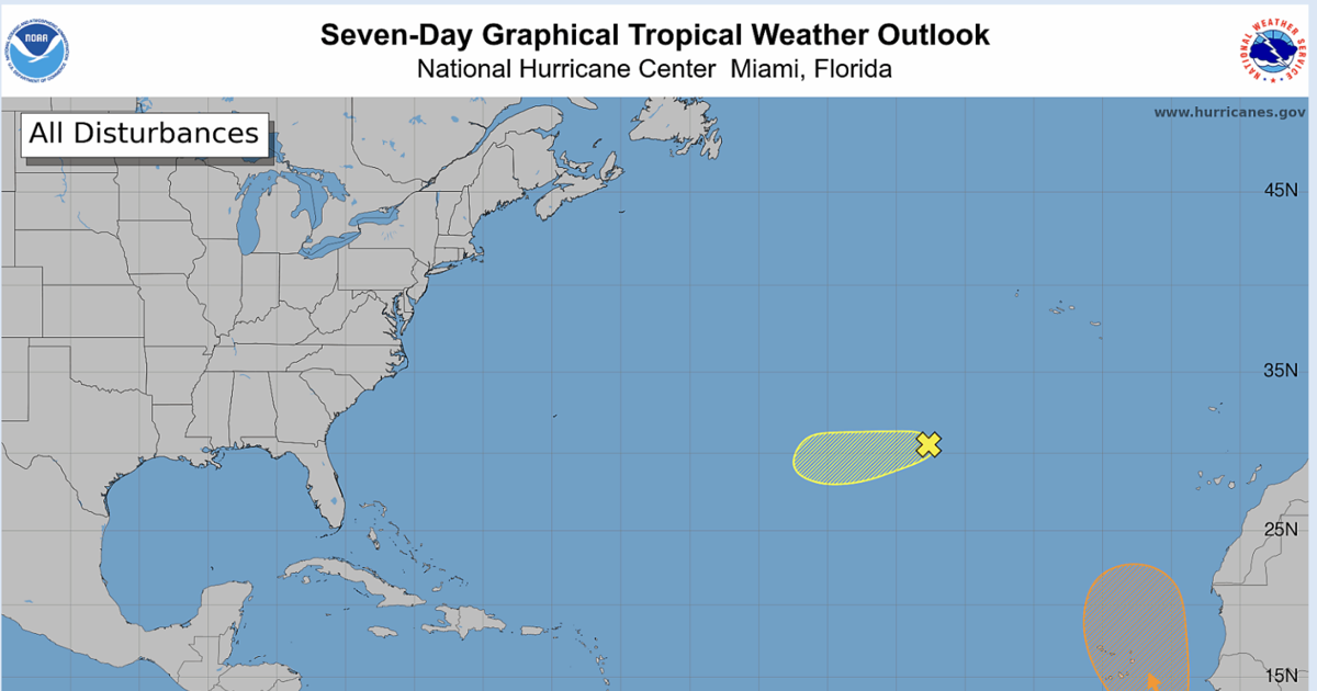 Disturbance off the coast of Africa could become tropical depression ...