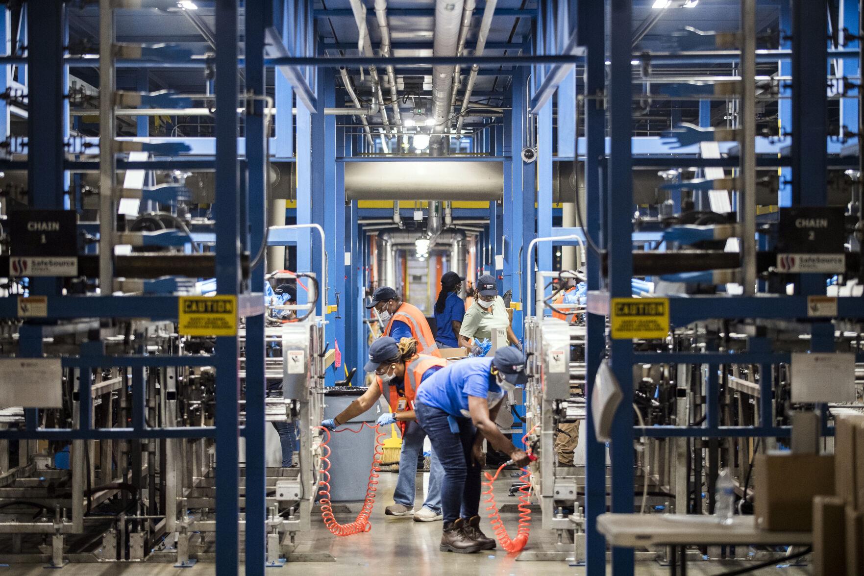 Photos SafeSource Direct begins production of nitrile gloves in