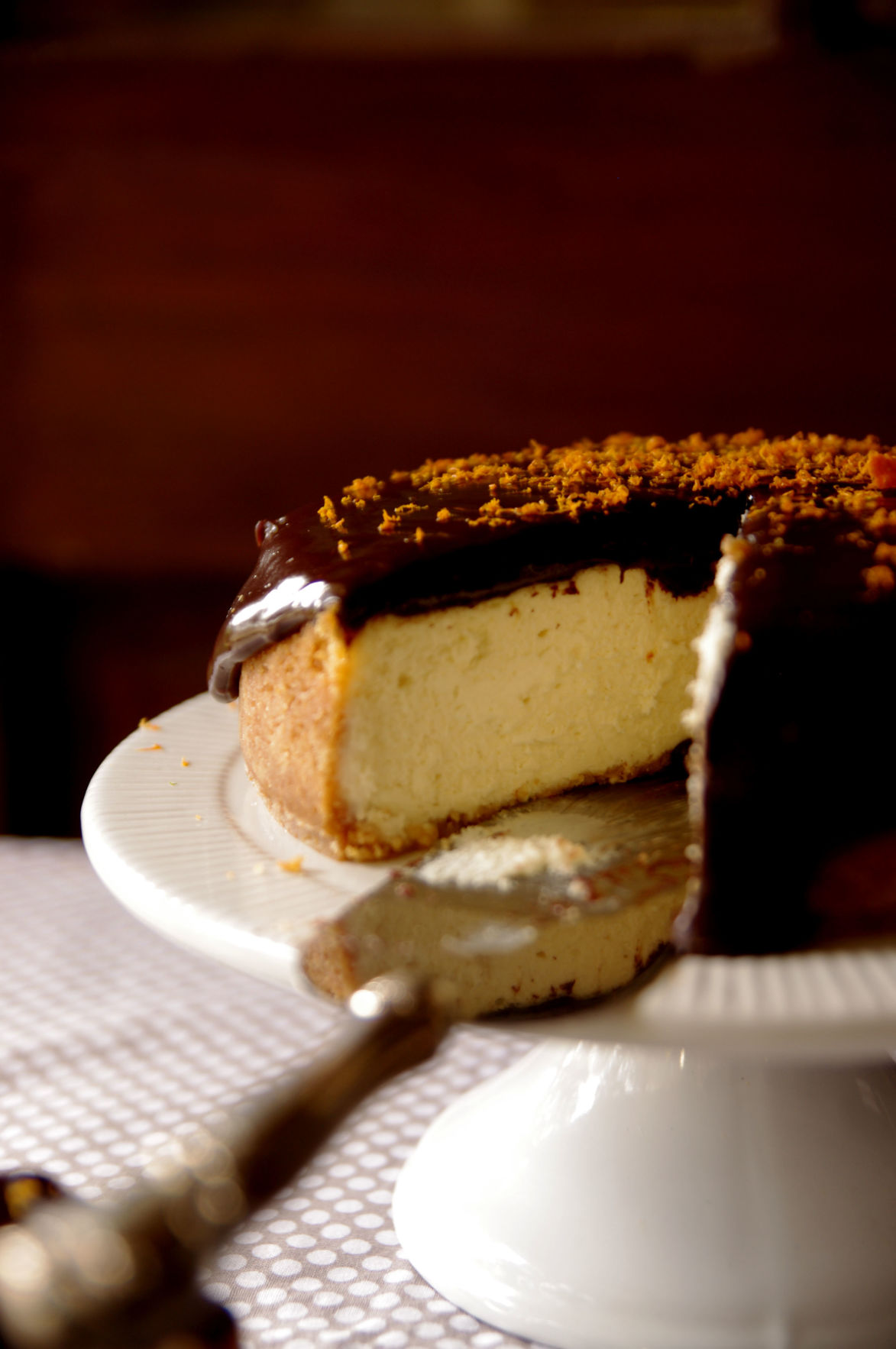 I Eat La. Recipe for Satsuma Infused Classic Cheese Cake with