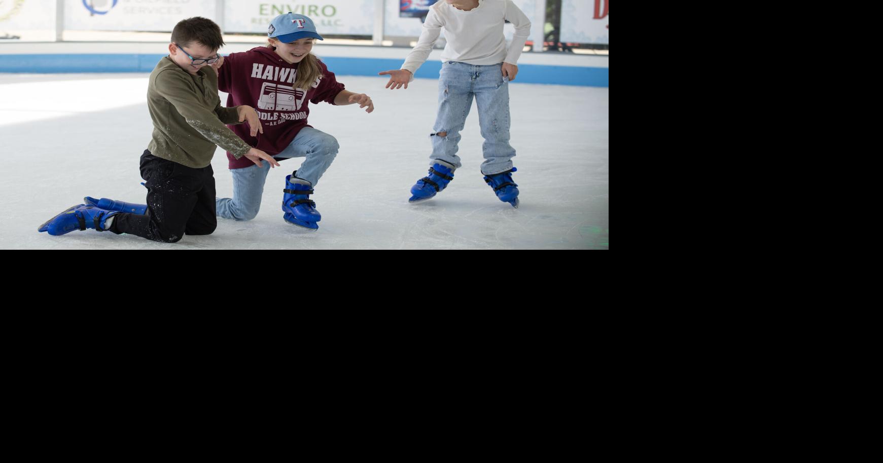 Crowley officials opens free outdoor ice skating ring | News ...