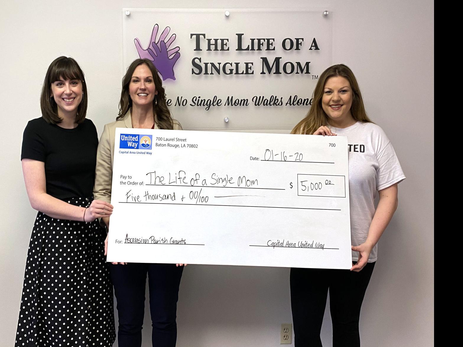 Capital Area United Way Grant Supports Single Mothers In Ascension Parish Ascension Theadvocate Com