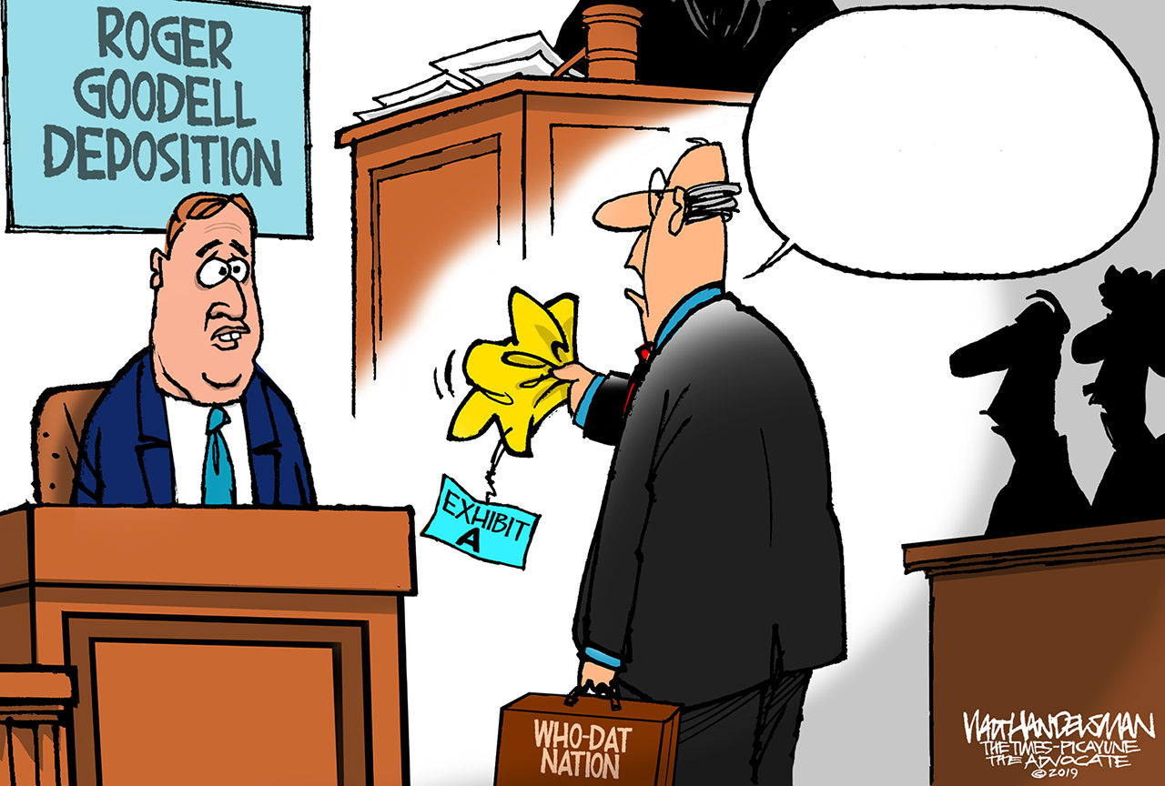 What's this Honey Badger saying to this Falcon in Walt Handelsman's newest  Cartoon Caption Contest?!, Opinion