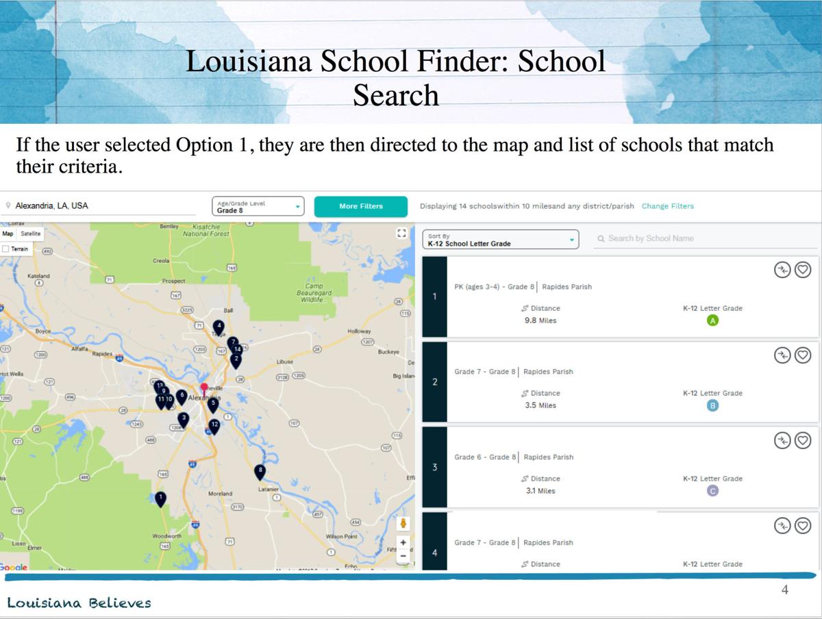 Louisiana launches new 'School Finder' website with extensive info on