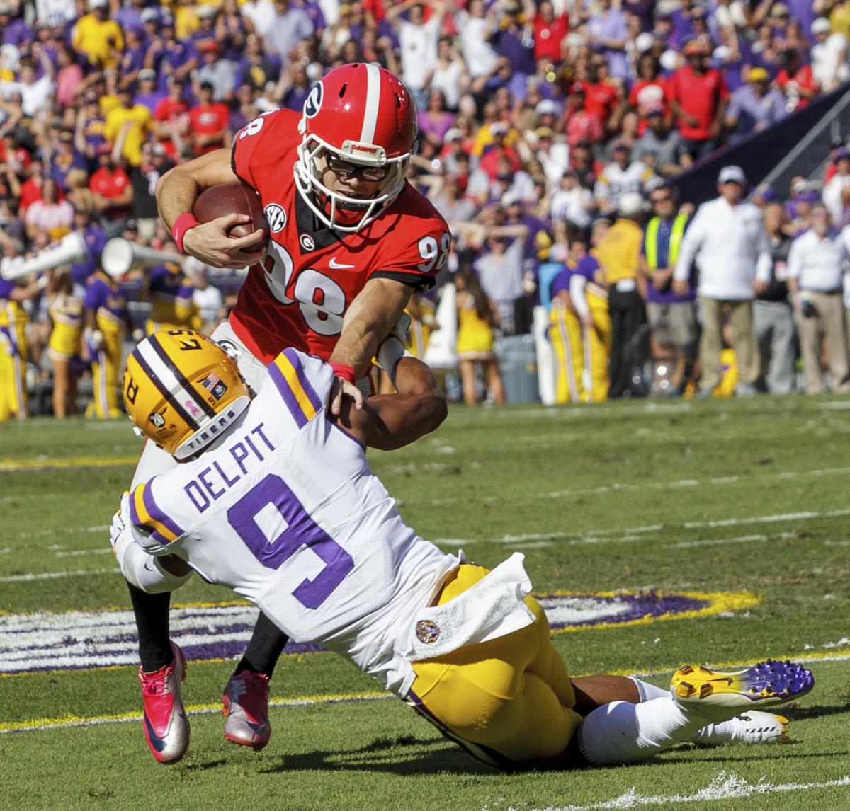 Foiled Fake Field Goal Fromm Struggles Doom Georgia In Loss To Lsu Lsu Theadvocate Com