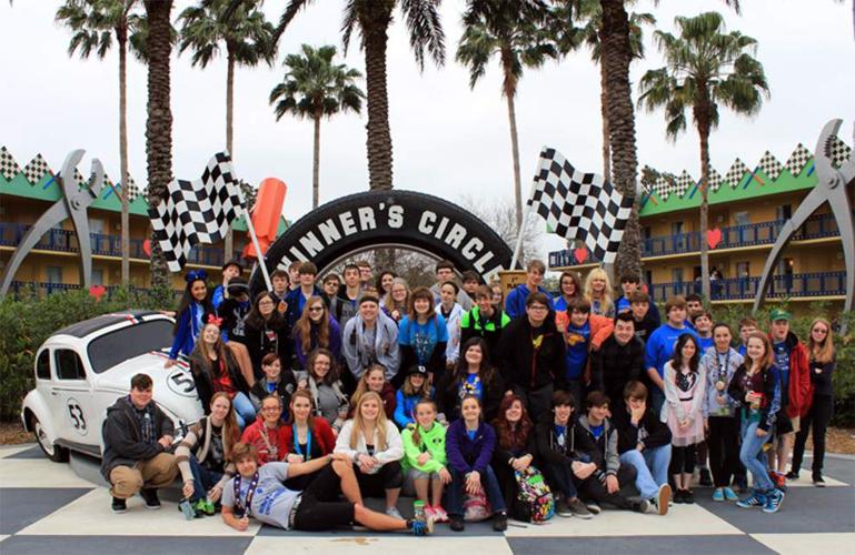 Live Oak concert band, color guard perform well at Festival Disney