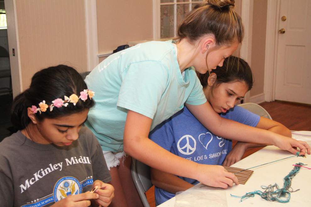 Campers attend summer history camp at Magnolia Mound _lowres