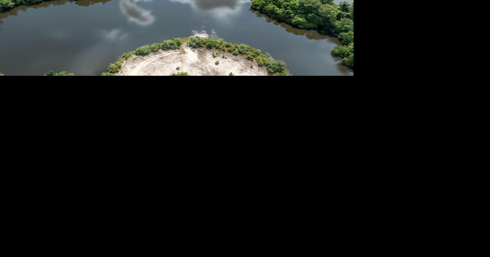 Old gravel mines line the Amite River. Now they might help fight floods around Baton Rouge.