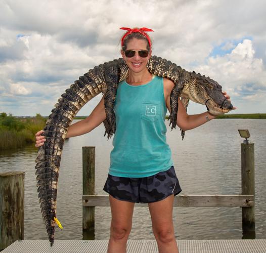American Alligator on the Hunt Pendant - Large