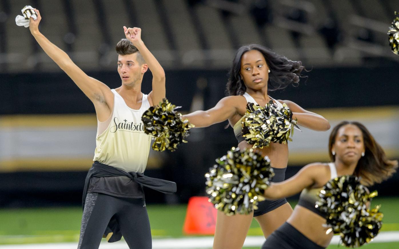 Watch as Jesse Hernandez, the first ever male Saintsation, performs in  Superdome 