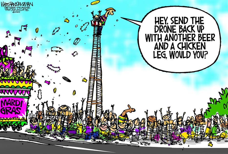 Walt Handelsman: Mardi Gras Cartoon Caption Contest Winners! | Opinion