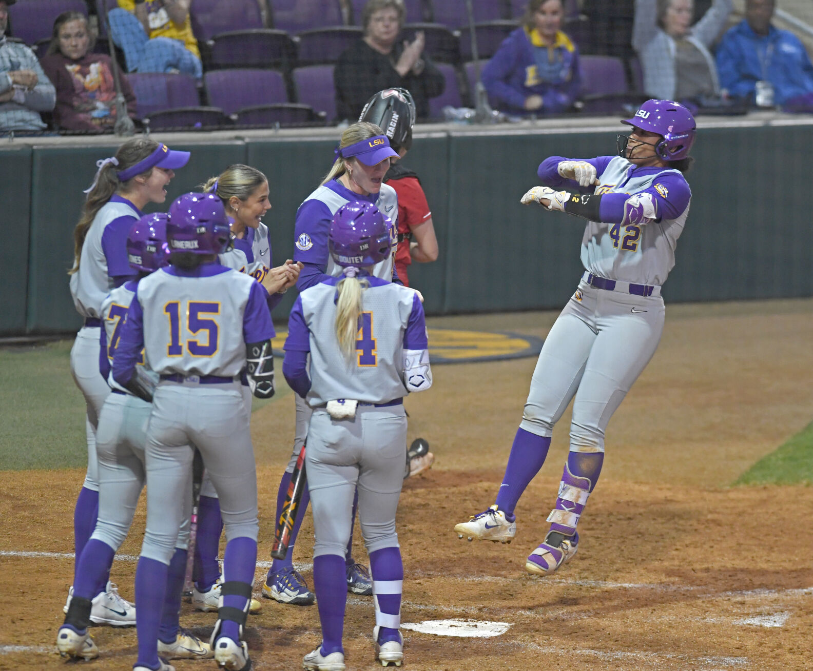 Lsu Softball Roster LSU softball teams puts a beating on UL | LSU | theadvocate.com