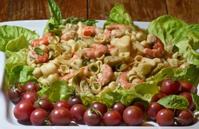 Gourmet Galley Recipes Summer Shrimp Pasta Salad Food