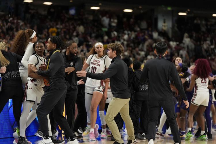 South Carolina beats LSU after both teams' benches ejected | LSU | theadvocate.com