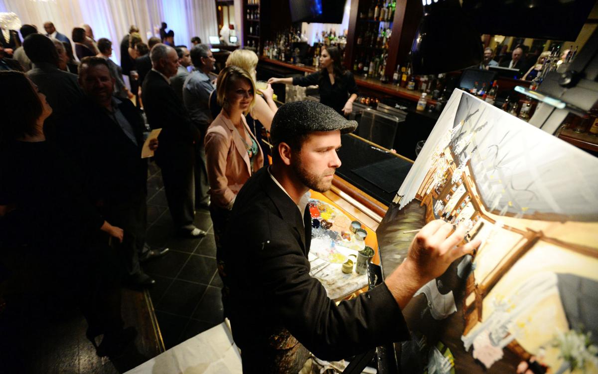 The Wedding Painter Artist Dirk Guidry Keeps His Cool And Pays
