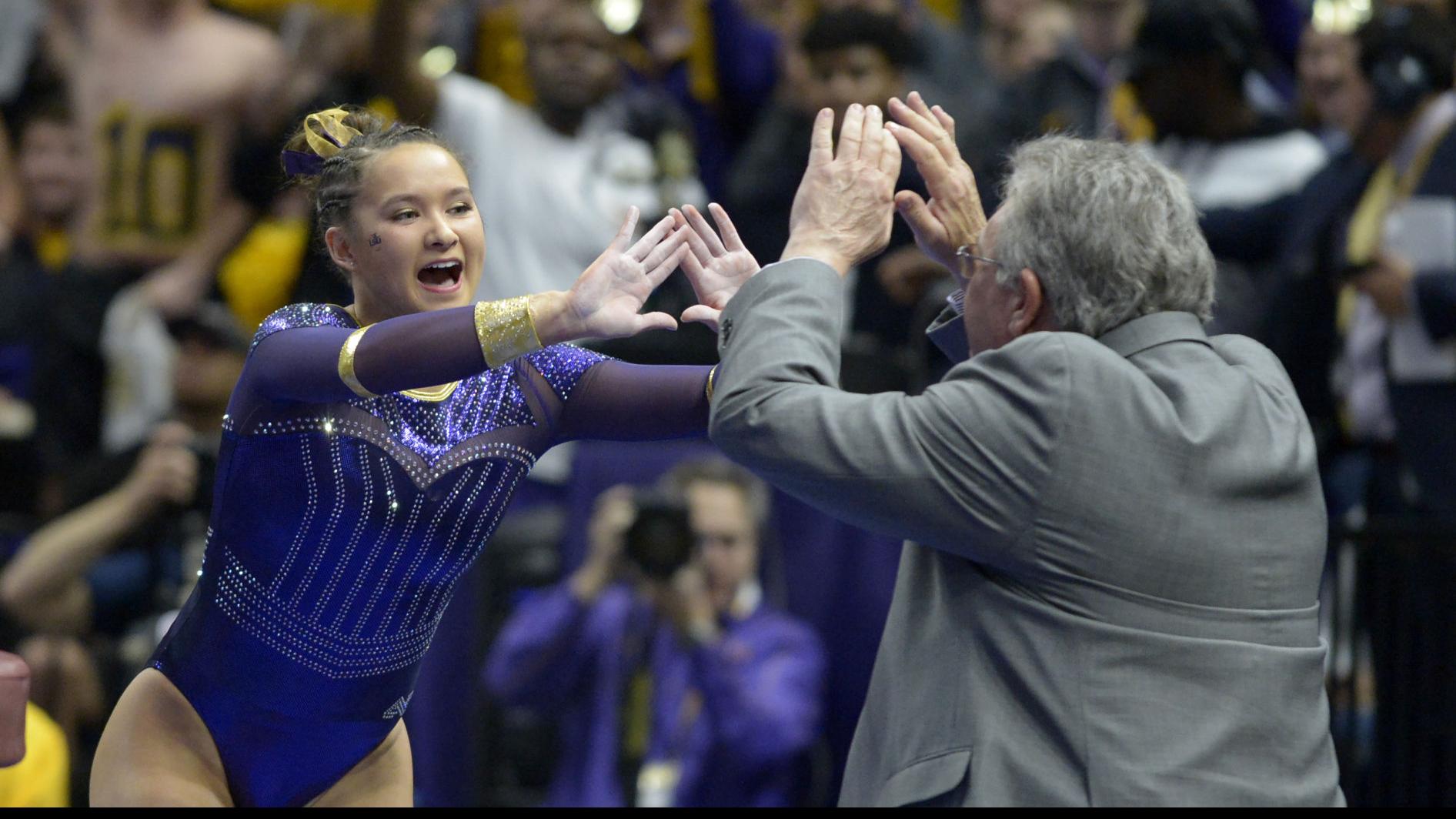 Finally Lsu Beats Bama As No 1 Gymnastics Team Rolls Before A Sold Out Pmac Lsu Theadvocate Com