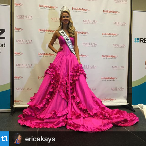 olivia jordan pink dress O.K. All The Way! Olivia Jordan takes home the 2015 Miss USA crown |  Entertainment/Life