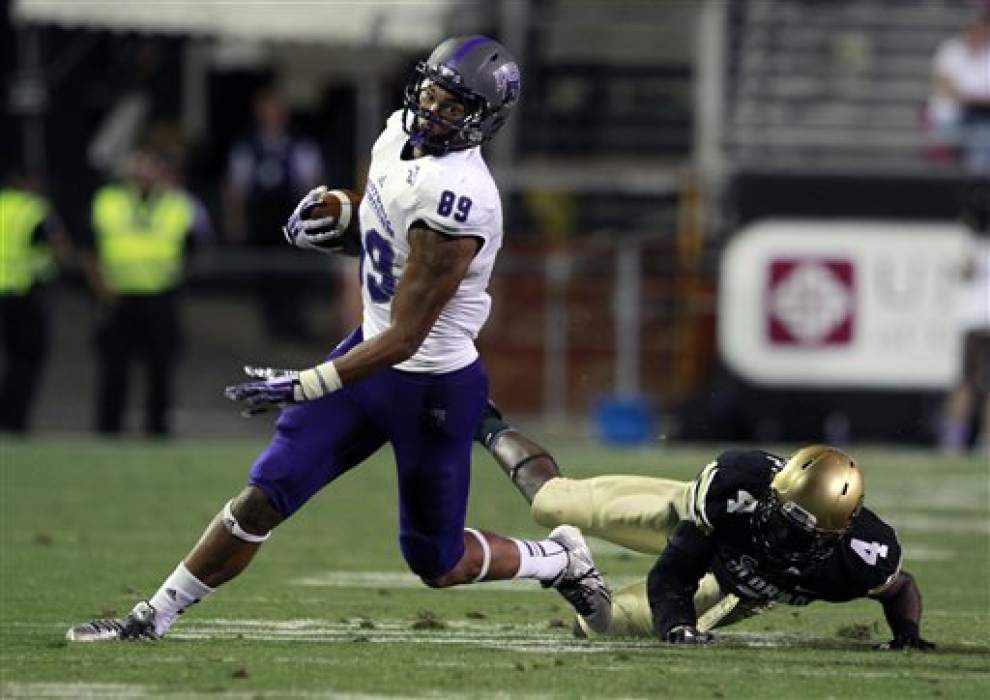 Central Arkansas' Dixon calls his Saints visit a success _lowres