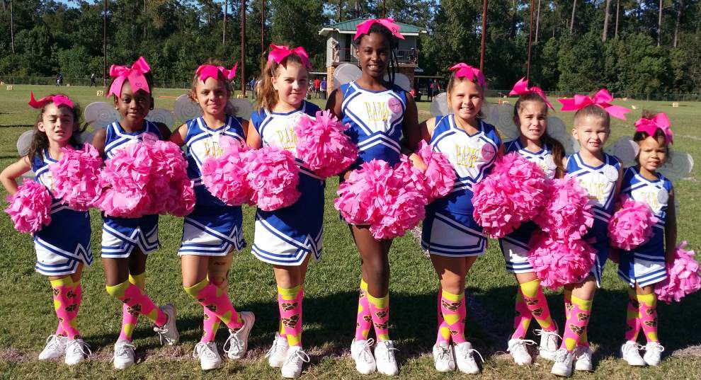 Slidell Youth Football Association joins fight against breast cancer _lowres