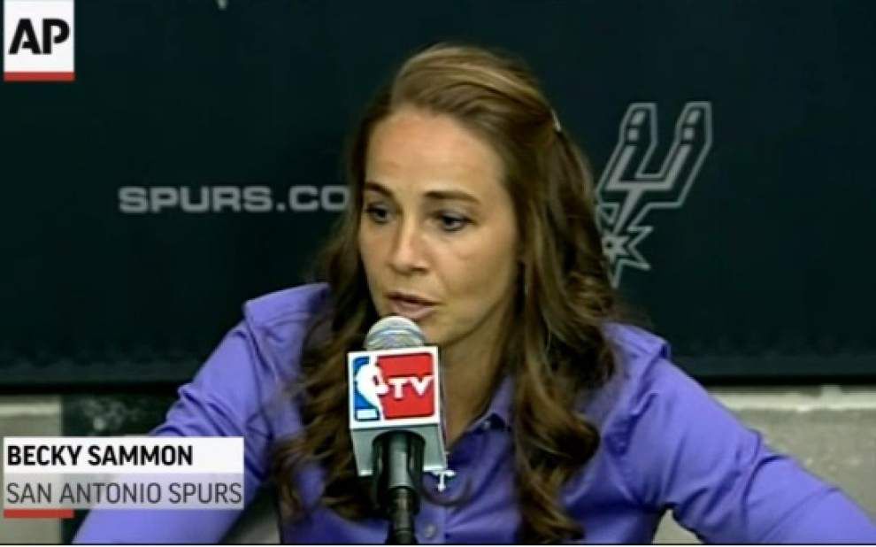NBA’s Spurs hires Becky Hammon as assistant coach _lowres