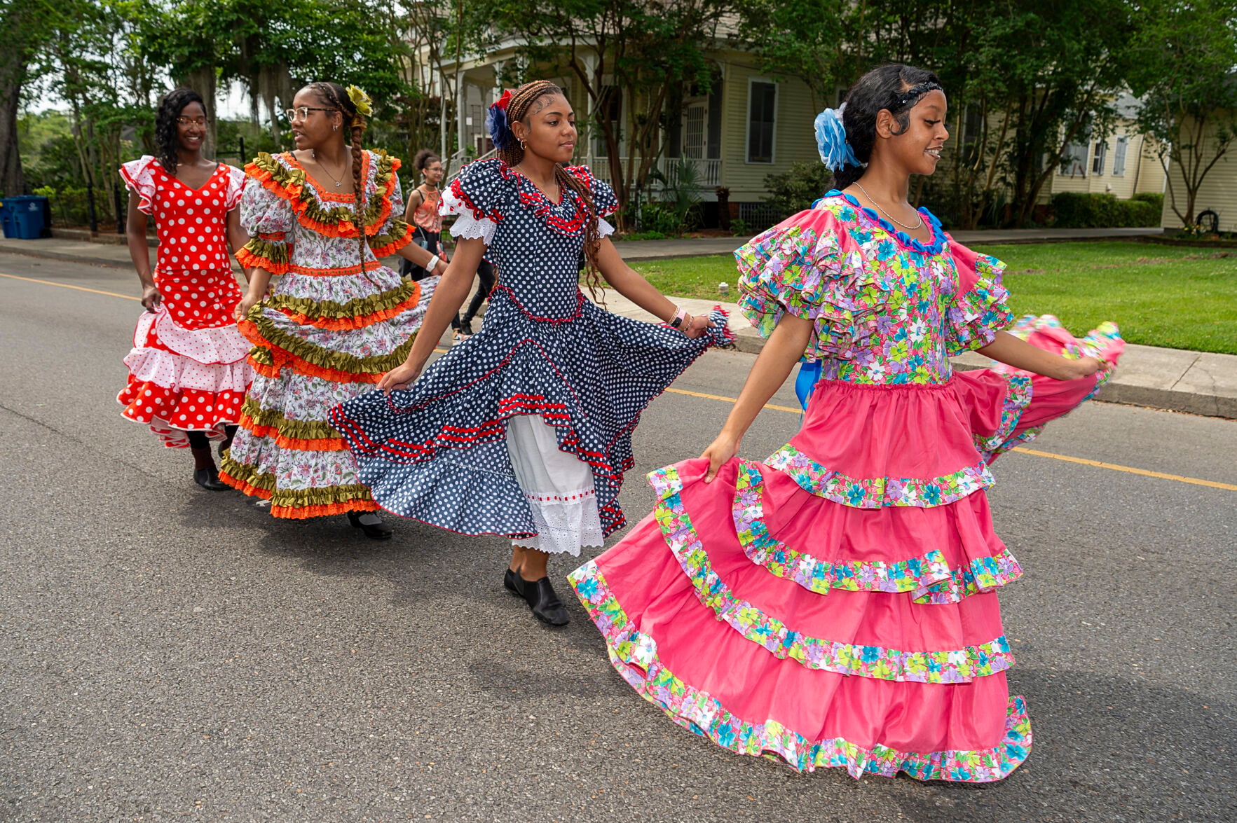 slim fit dress slacks Mexican Festival Dress Spanish Traditional Folk Dance outfit – Preppy Kids  Trinidad main image 0
