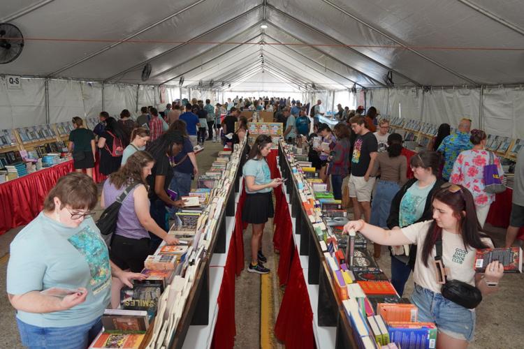 Book Sales in the Cavalier House Books Tent (c) Danny Monteverde.JPG