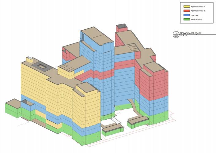 Hri Map The most recent vision for old Charity Hospital: see details ...