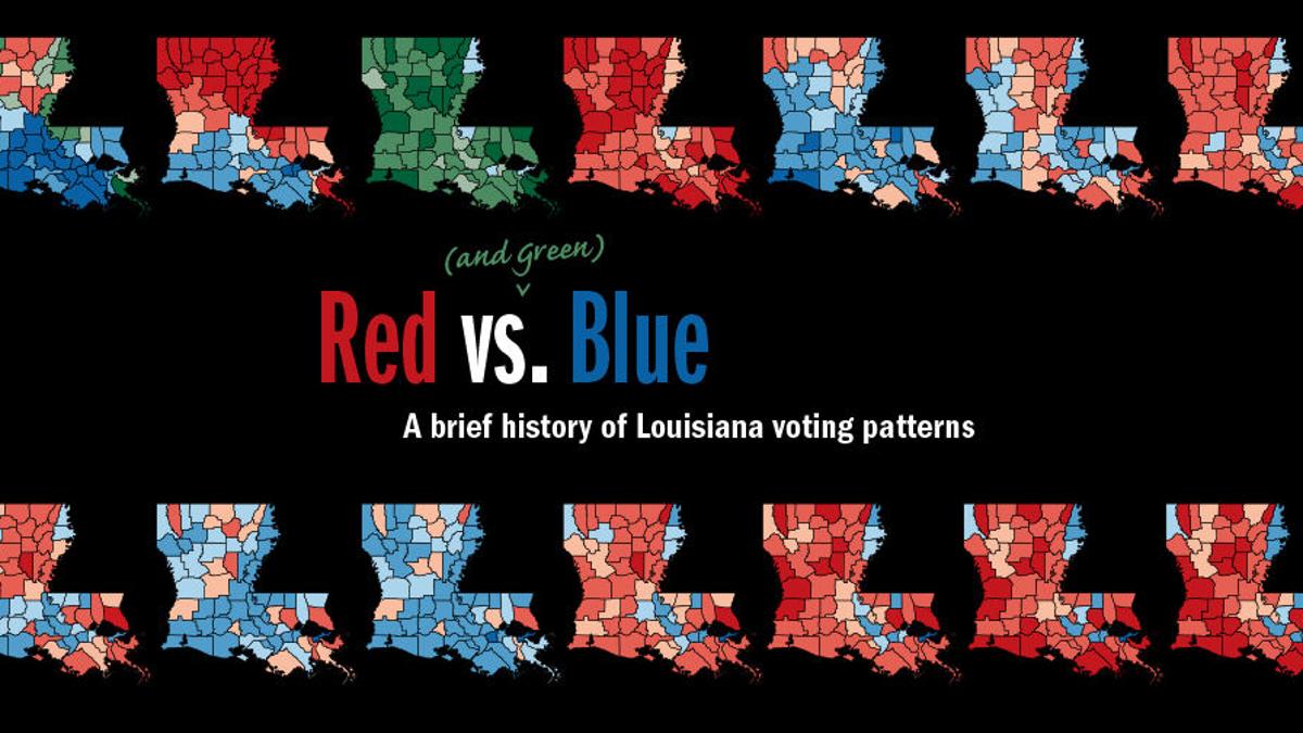 Red Vs Blue Animated Map A Brief History Of Louisiana Voting Patterns Elections Theadvocate Com