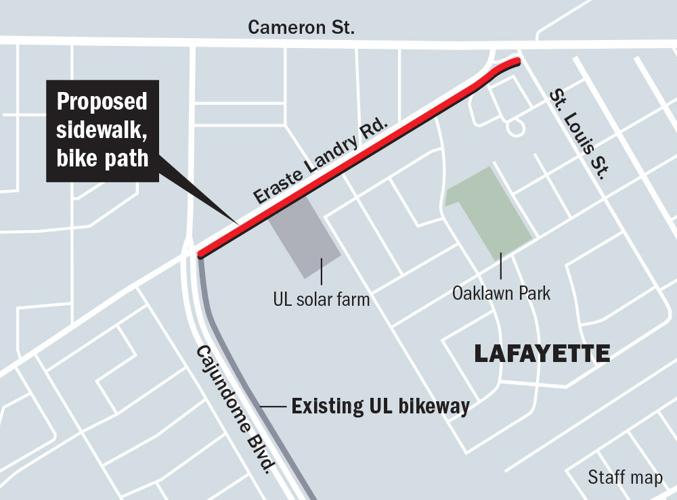 Lafayette bike, walking path proposed for Eraste Landry Road News