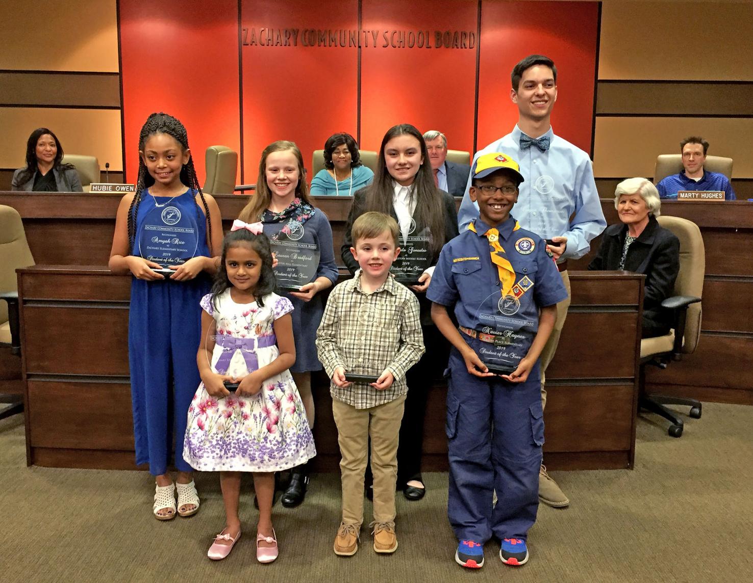 Zachary School Board recognizes seven students of the year | Zachary