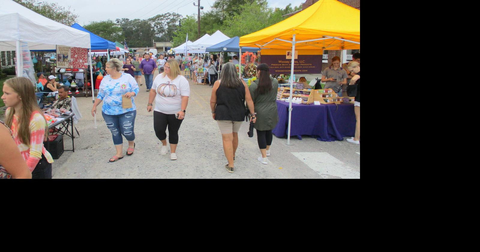 Denham Springs Antique Village filled with shoppers taking advantage of
